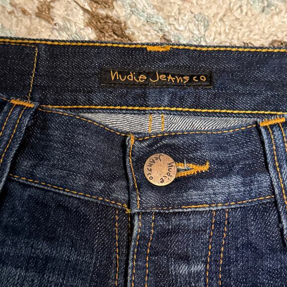 Nudie Jeans Mens Steady Eddie Jeans Size 30x31 Fade - Picture 6 of 9